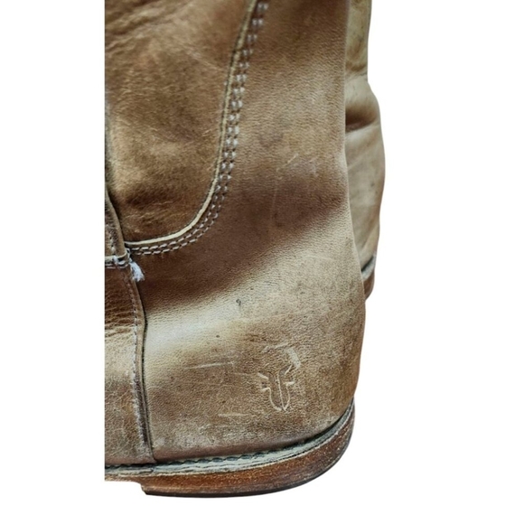 Frye Tan Leather Over the Knee Boots - Picture 7 of 13